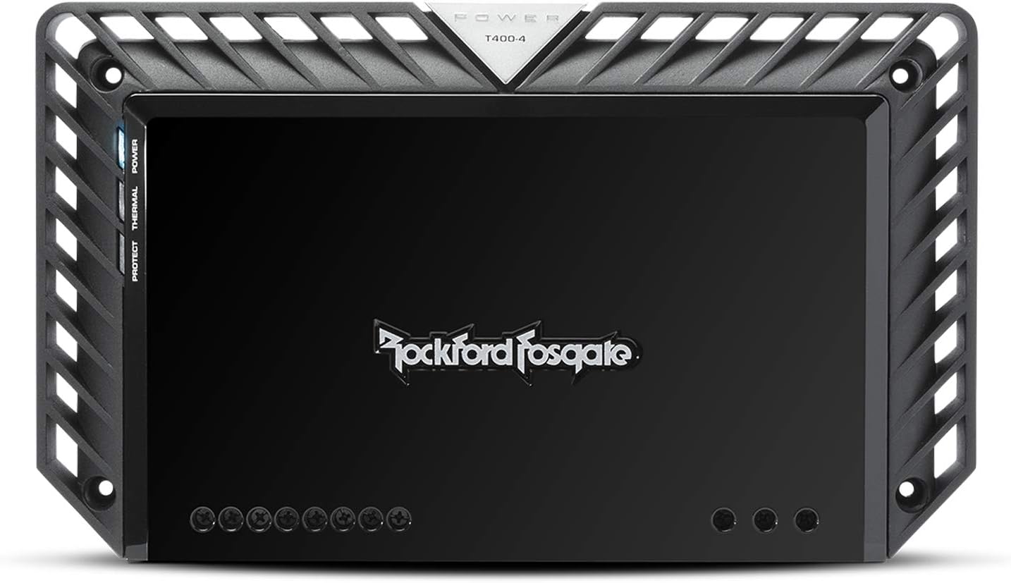 Rockford Fosgate T400-4 Power 400 Watt 4-Channel Amplifier Rockford Fosgate T400-4 Power 400 Watt 4-Channel Amplifier